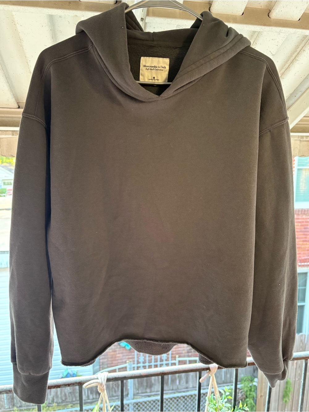 Abercrombie & Fitch Gray Soft AF Pullover Hoodie